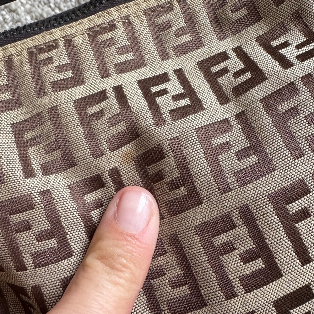 Vintage Fendi Zucchino Mini Pochette - Picture 9 of 11
